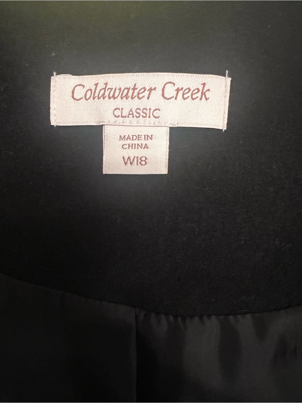 Coldwater Creek Black Ruffle-Trim Blazer - Picture 7 of 11